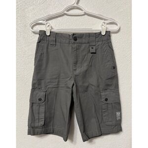 Sean White Boys Youth Large Gray Cargo Shorts Multi-Pocket Casual Shorts